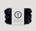 Teleties Terry Cloth Scrunchies - Small in Jet Black