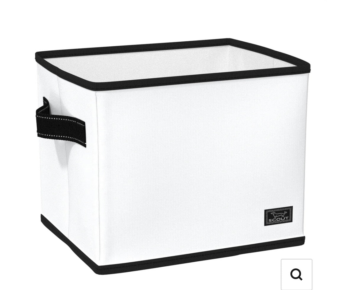 Scout Hang 10 Storage Bin - White
