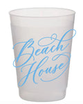 Roseanne Beck 16 oz. Frost Flex Cups - Set of 8 - Beach House