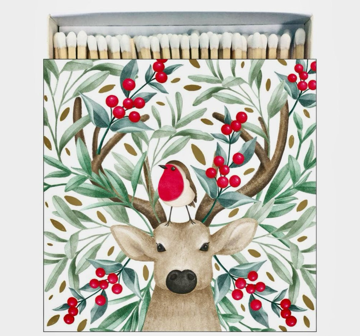 Paperproducts Design Holiday Matches - "Bird & Buck"
