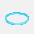 Zenzii Resin Bangle Bracelet - Neon Blue