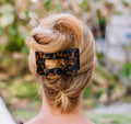 Teleties Large Rectangular Hair Clip - Tortoise