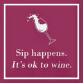 Paperproducts  Design Cocktail Napkins - "Sip Happens"