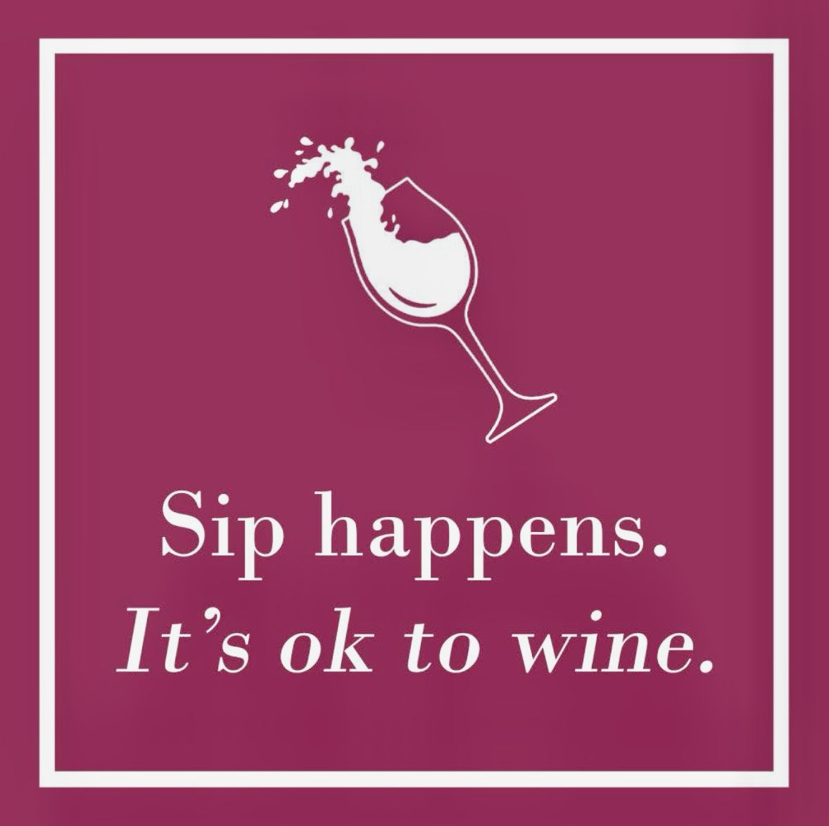 Paperproducts  Design Cocktail Napkins - "Sip Happens"