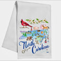 Roseanne Beck North Carolina Handpainted Icons Kitchen Towel