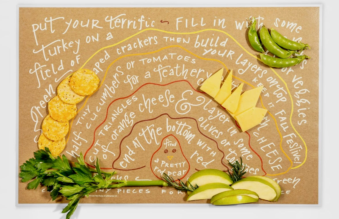 Colorbox Charcuterie Cheat Sheet - Turkey