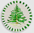French Graffiti Wintry Tree Vinyl Placemat