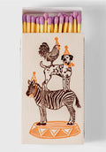Color Box Letterpress Design Matches - Party Animals