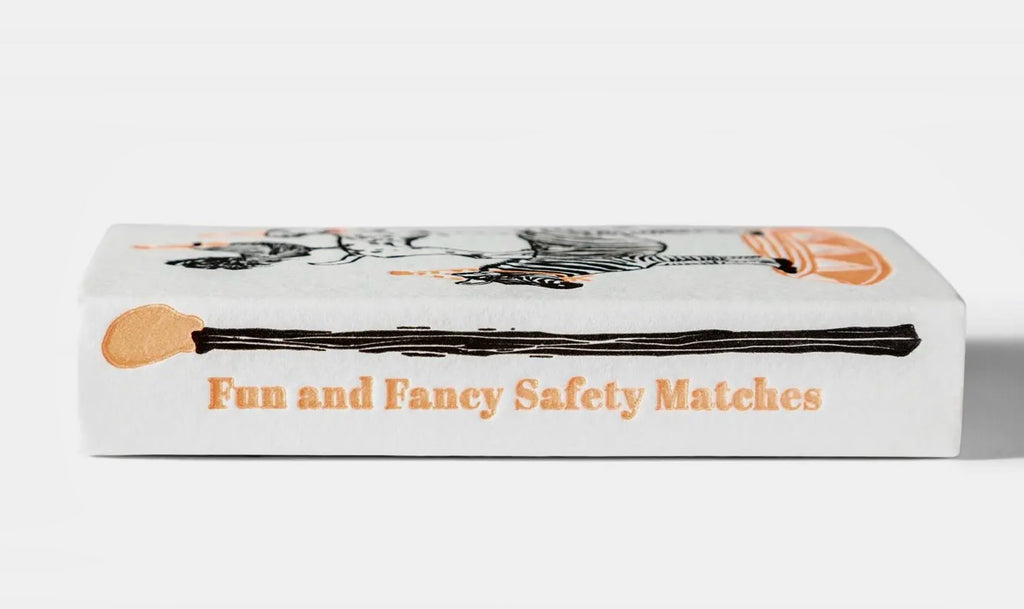 Color Box Letterpress Design Matches - Party Animals