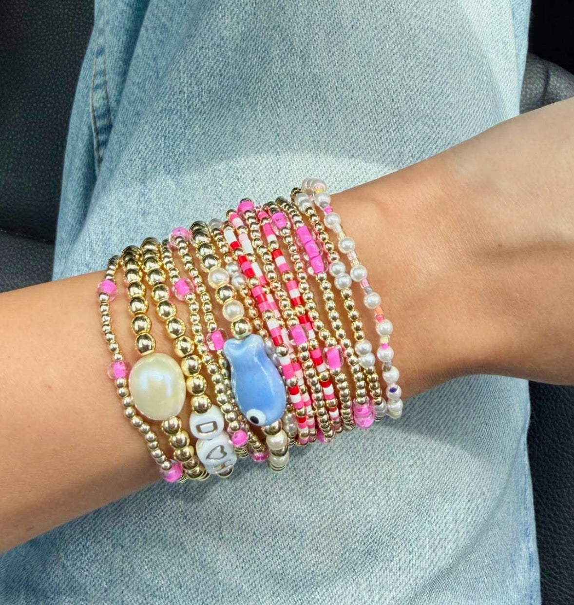 Coco's Beads & Co. Guppy Bracelet - Blue