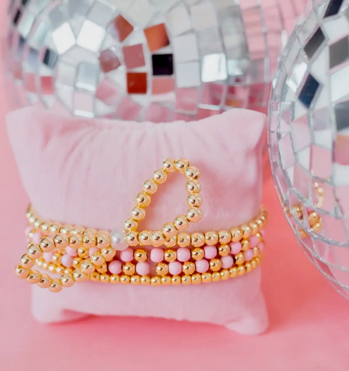 Coco's Beads & Co. Clara Bow Bracelet - Pearl/Gold