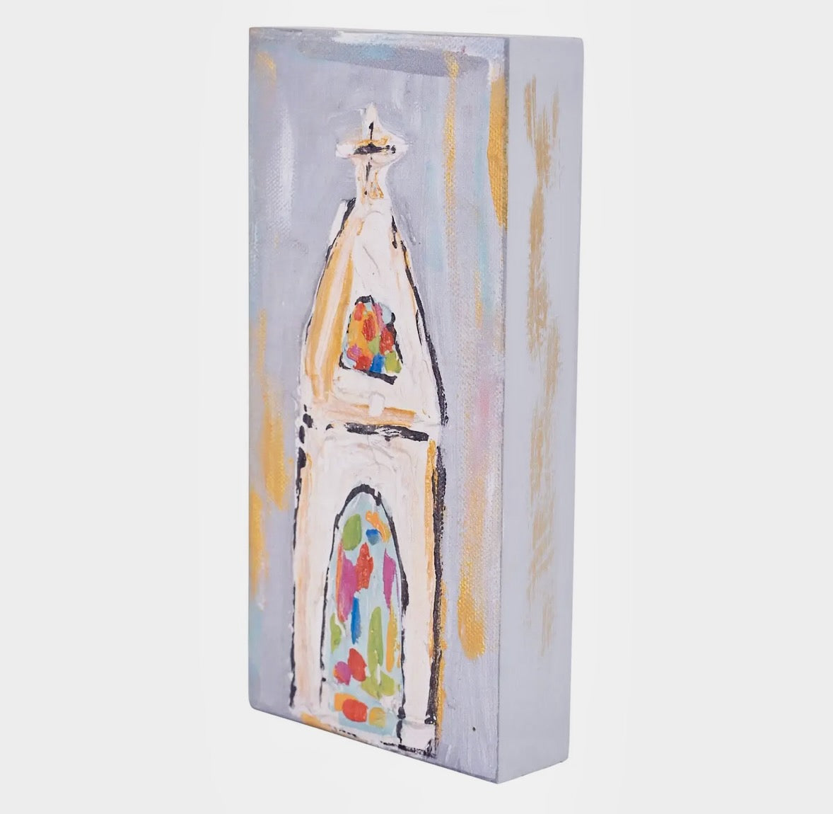 Glory Haus Stained Glass Windows Wood Block