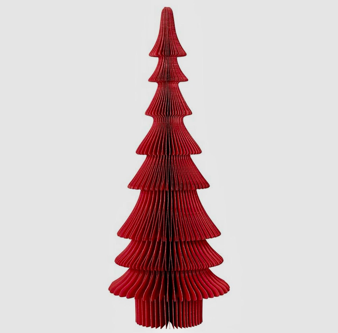 Santa Barbara Design Red Frasier Fir Paper Tree - 14"