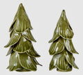 Santa Barbara Design Studio Mini Green Christmas Trees - Set of 2