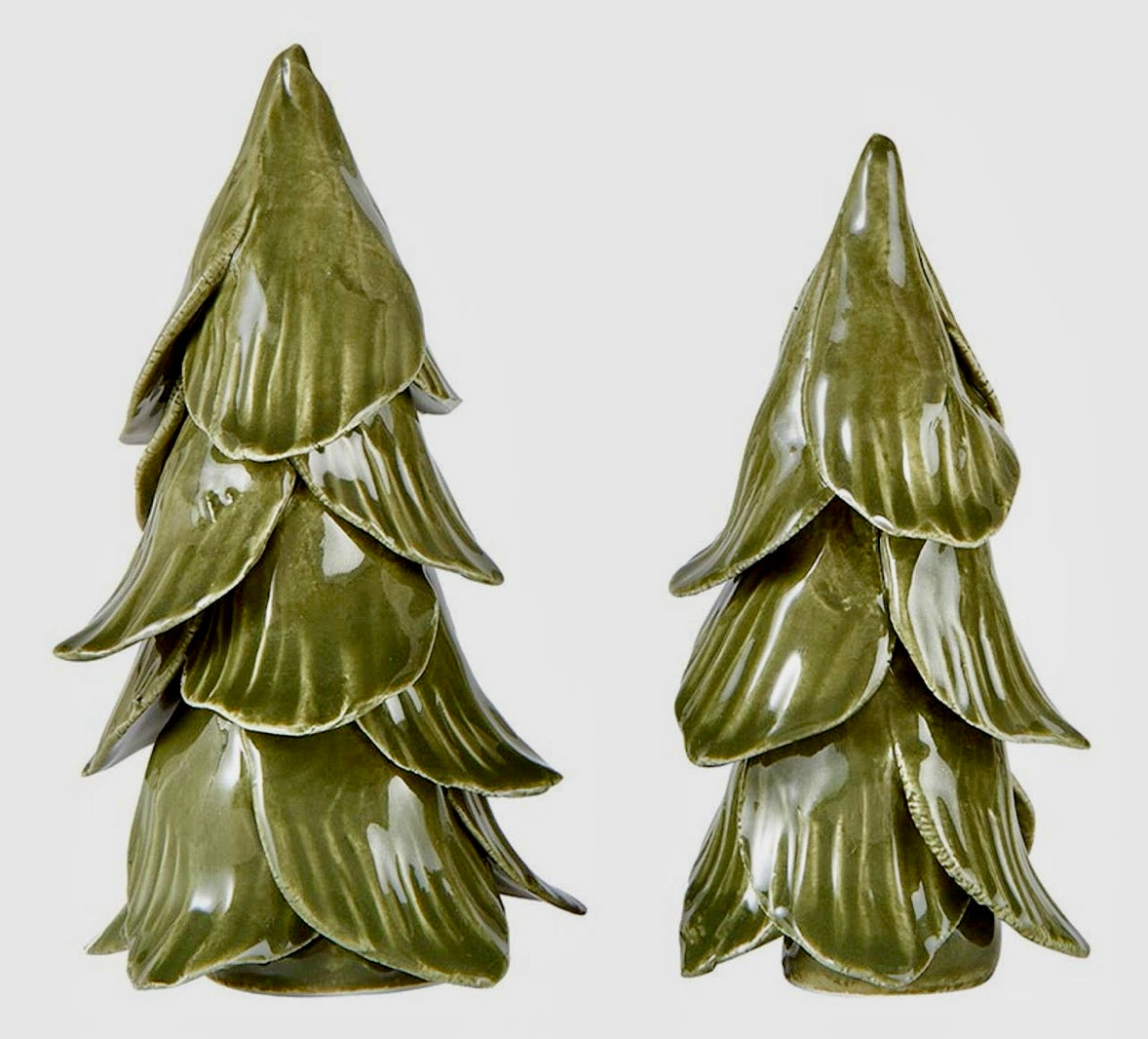 Santa Barbara Design Studio Mini Green Christmas Trees - Set of 2