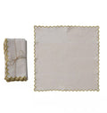 Hazel Mazel Scalloped Napkins - set of 4