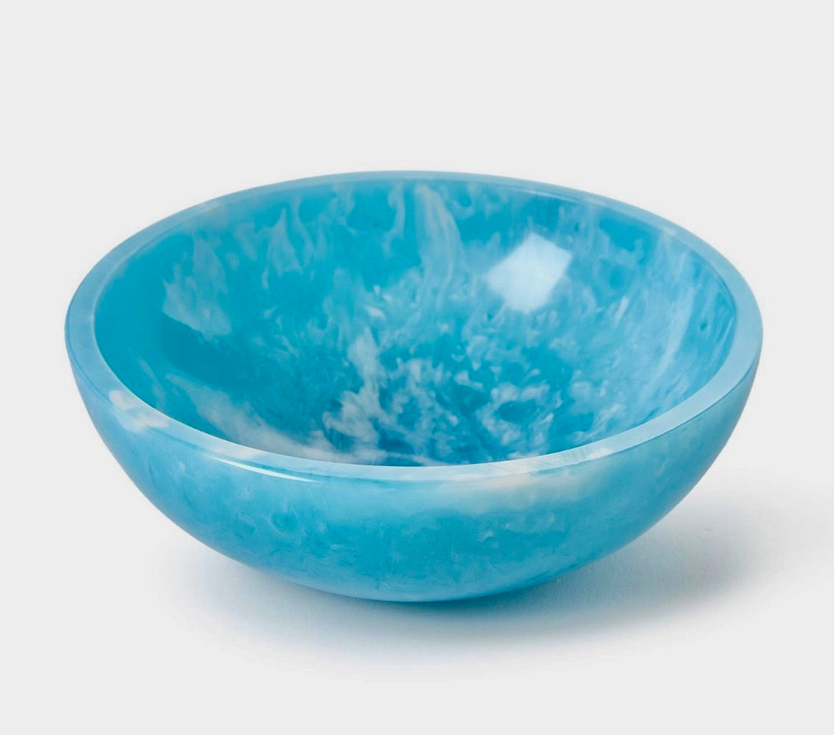 Two's Company Round Tidbit Bowl - Turquoise