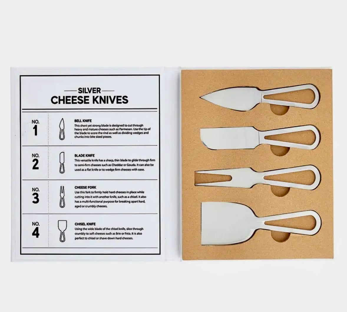 Santa Barbara Design Studio Silver Cheese Knives