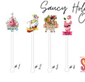 Swizzle Stir Stix - "Saucy"