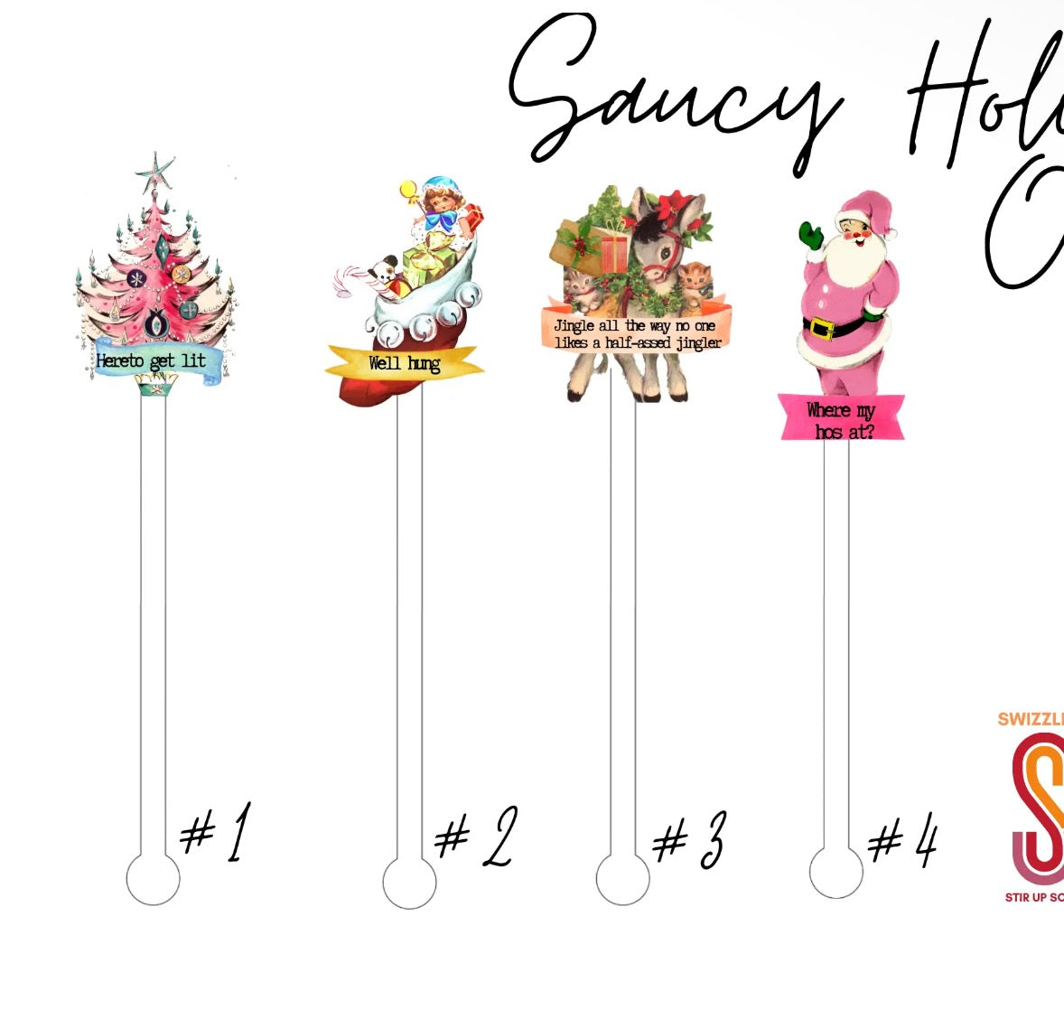 Swizzle Stir Stix - "Saucy"