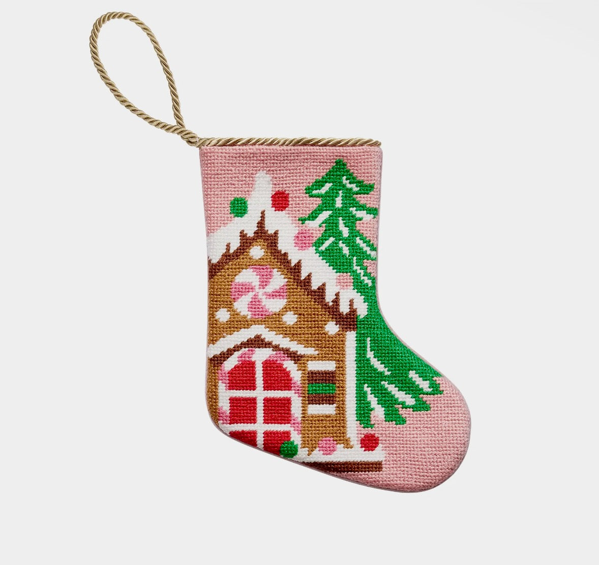Peking Handicraft Gingerbread Mini Stocking