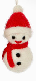 Option 2 Snowman Felt Ornament