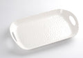 Pampa Bay Melamine Rectangular Tray with Handles - White