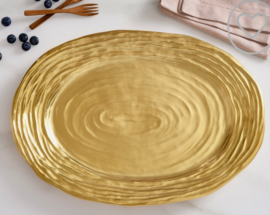 Pampa Bay Dorato Large Platter - Gold