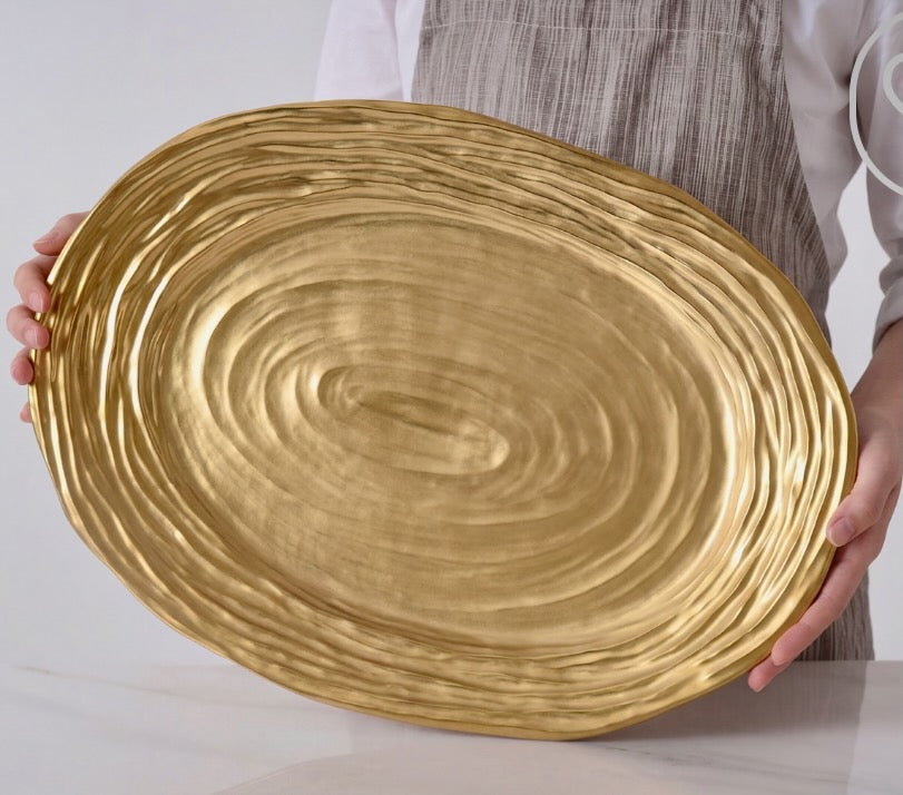 Pampa Bay Dorato Large Platter - Gold