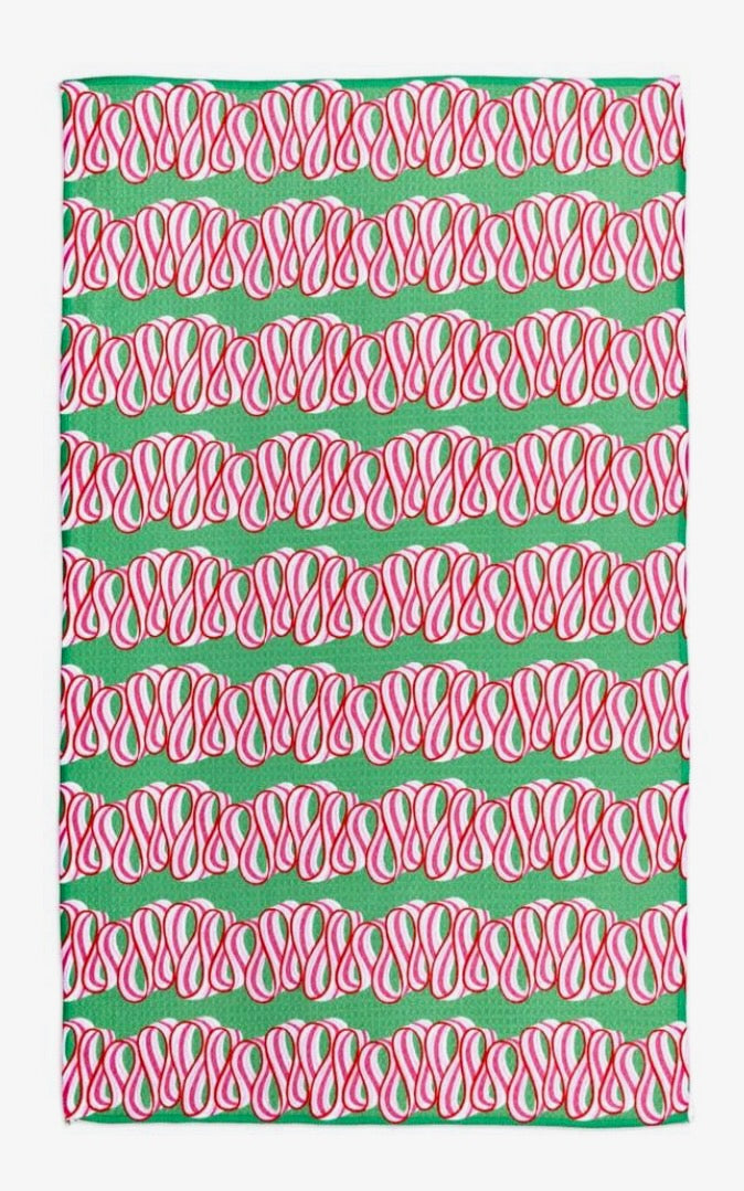 Mu Kitchen Vibe Recycled Towel - Ribbon Candy