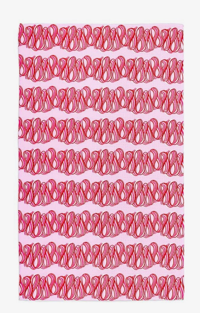 Mu Kitchen Vibe Recycled Towel - Ribbon Candy