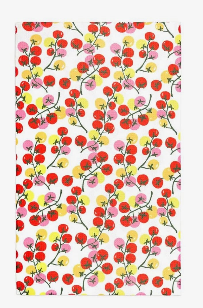Mu Kitchen Vibe Recycled Towel - Cherry Tomatoes