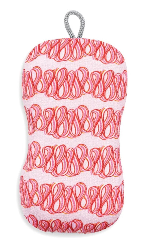Mu Kitchen Holiday Scrub Sponge - Ribbon Candy