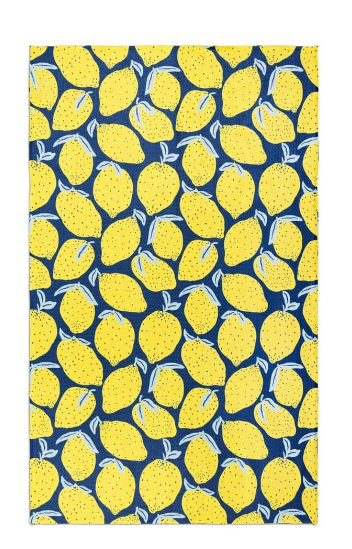 Mu Kitchen Vibe Recycled Towel - Lemons