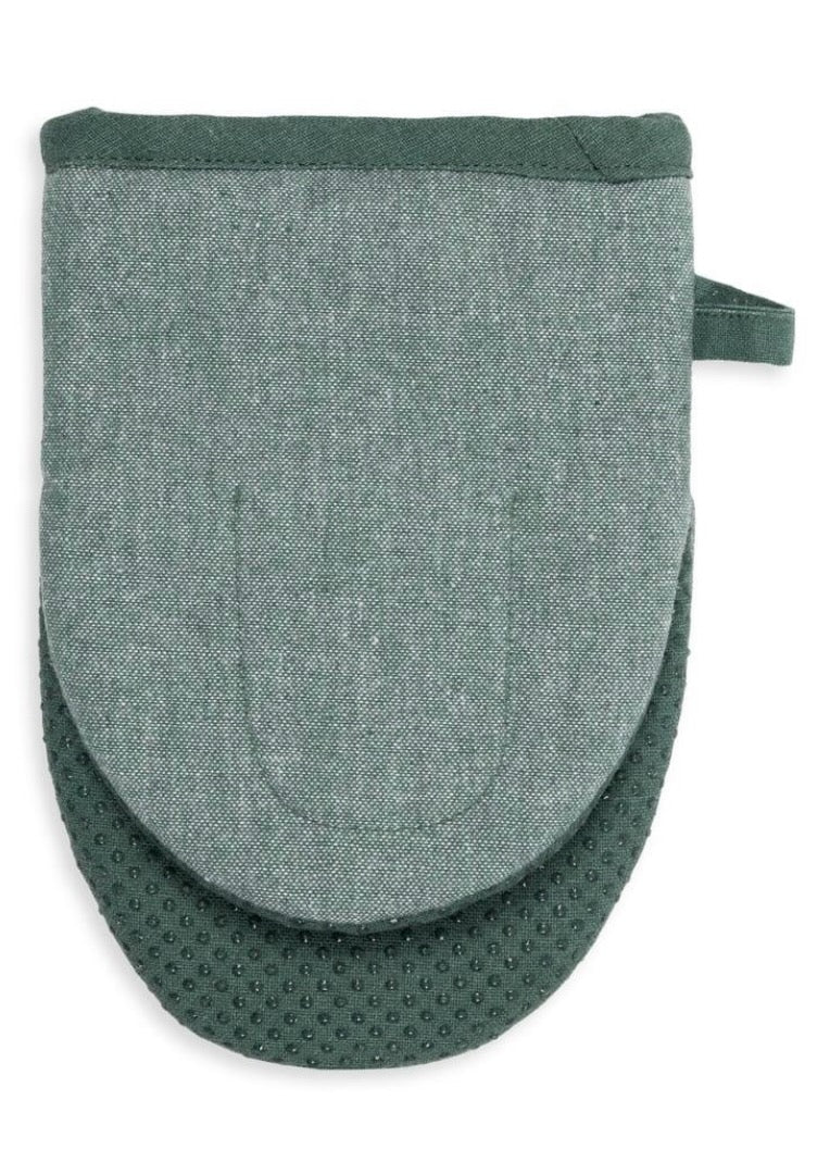 Mu Kitchen Chambray Mini Mit - Laurel Wreath