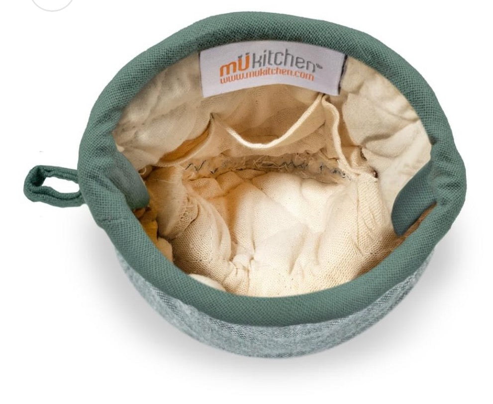 Mu Kitchen Chambray Mini Mit - Laurel Wreath