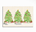 French Graffiti Christmas Tree Paper Placemats