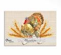 French Graffiti Traditional Turkey Paper Placemats