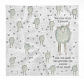French Graffiti Lamb Swaddle