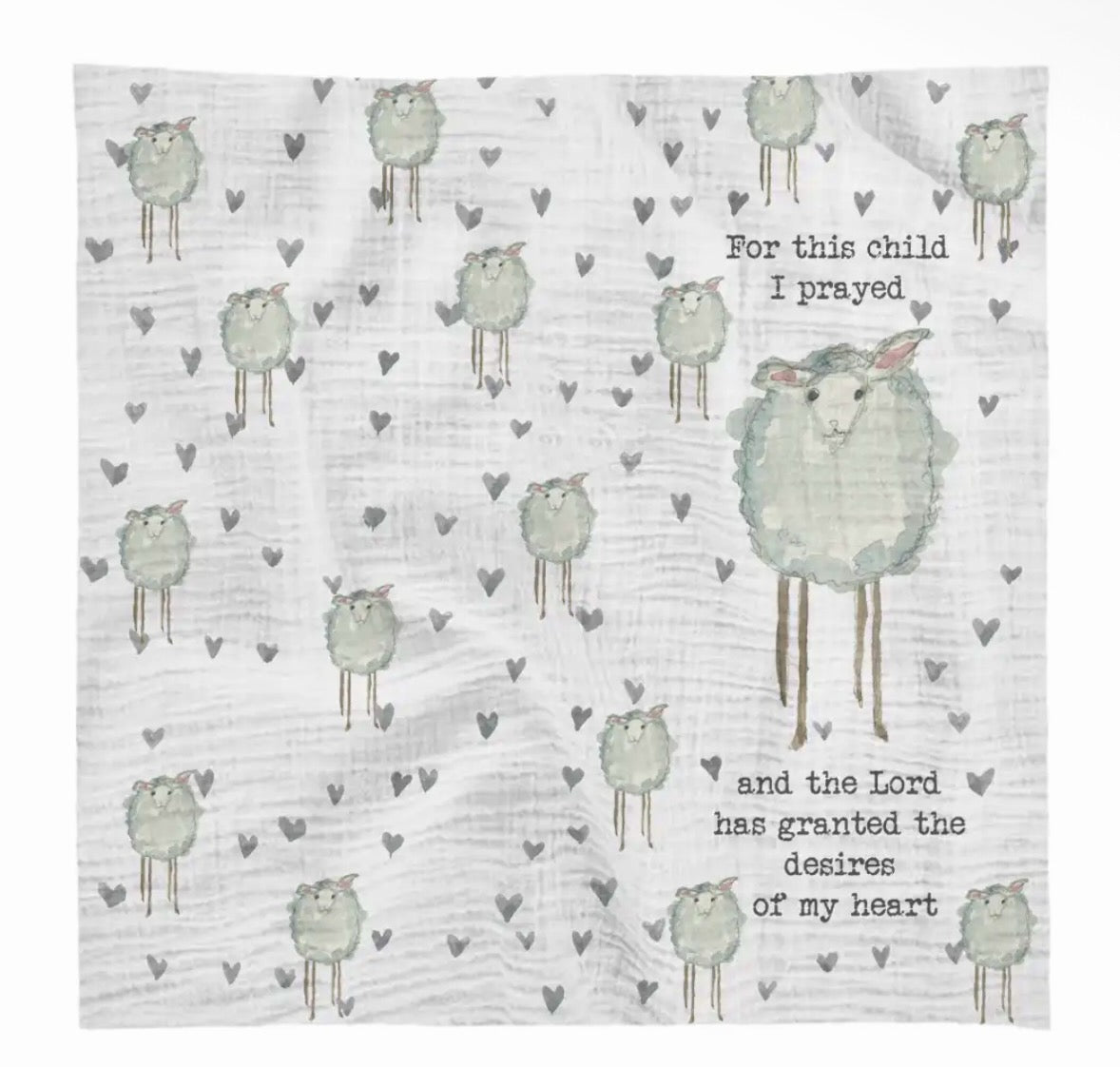 French Graffiti Lamb Swaddle