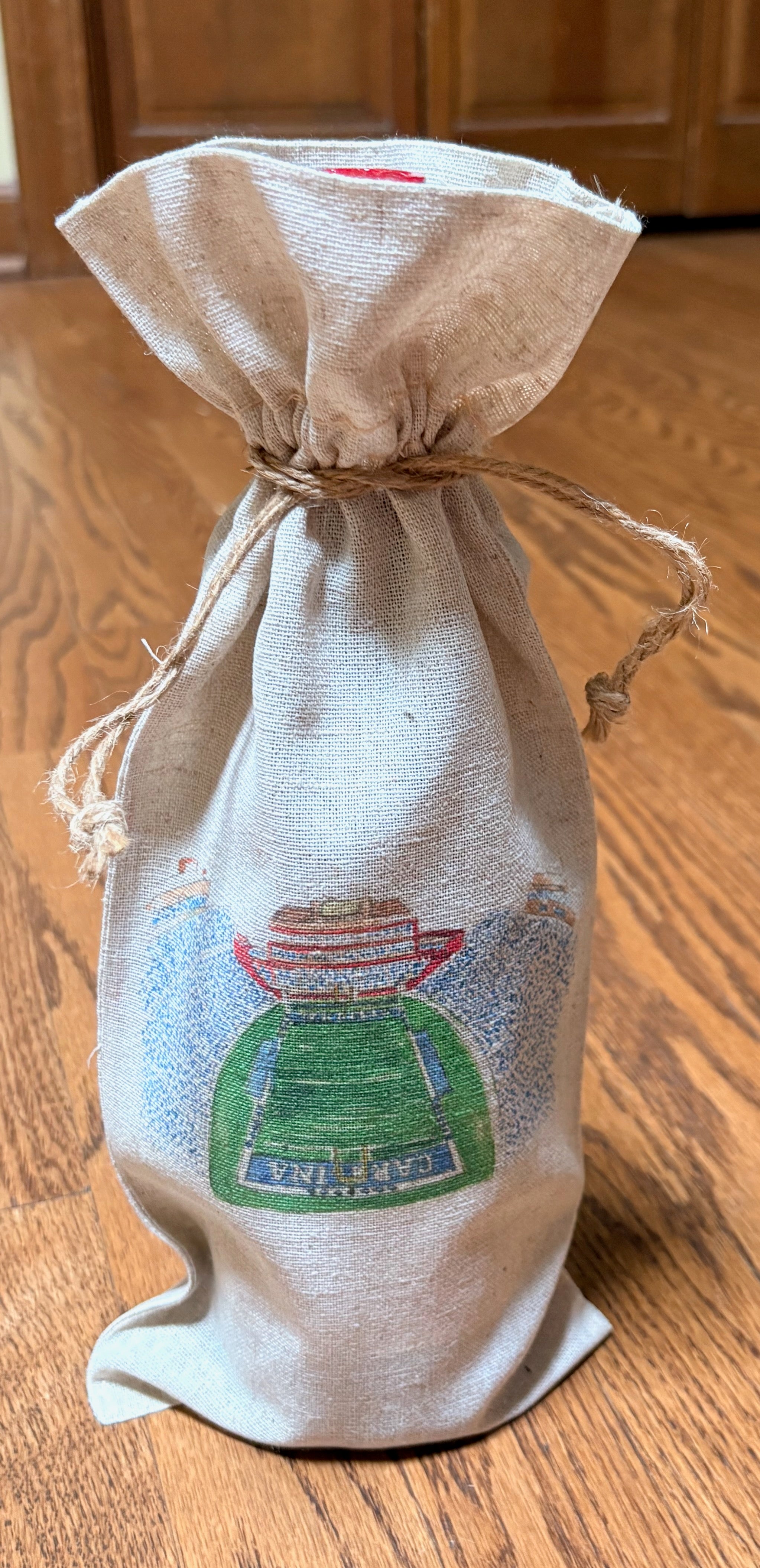 French Graffiti Wine Bag - "Kenan Stadium"