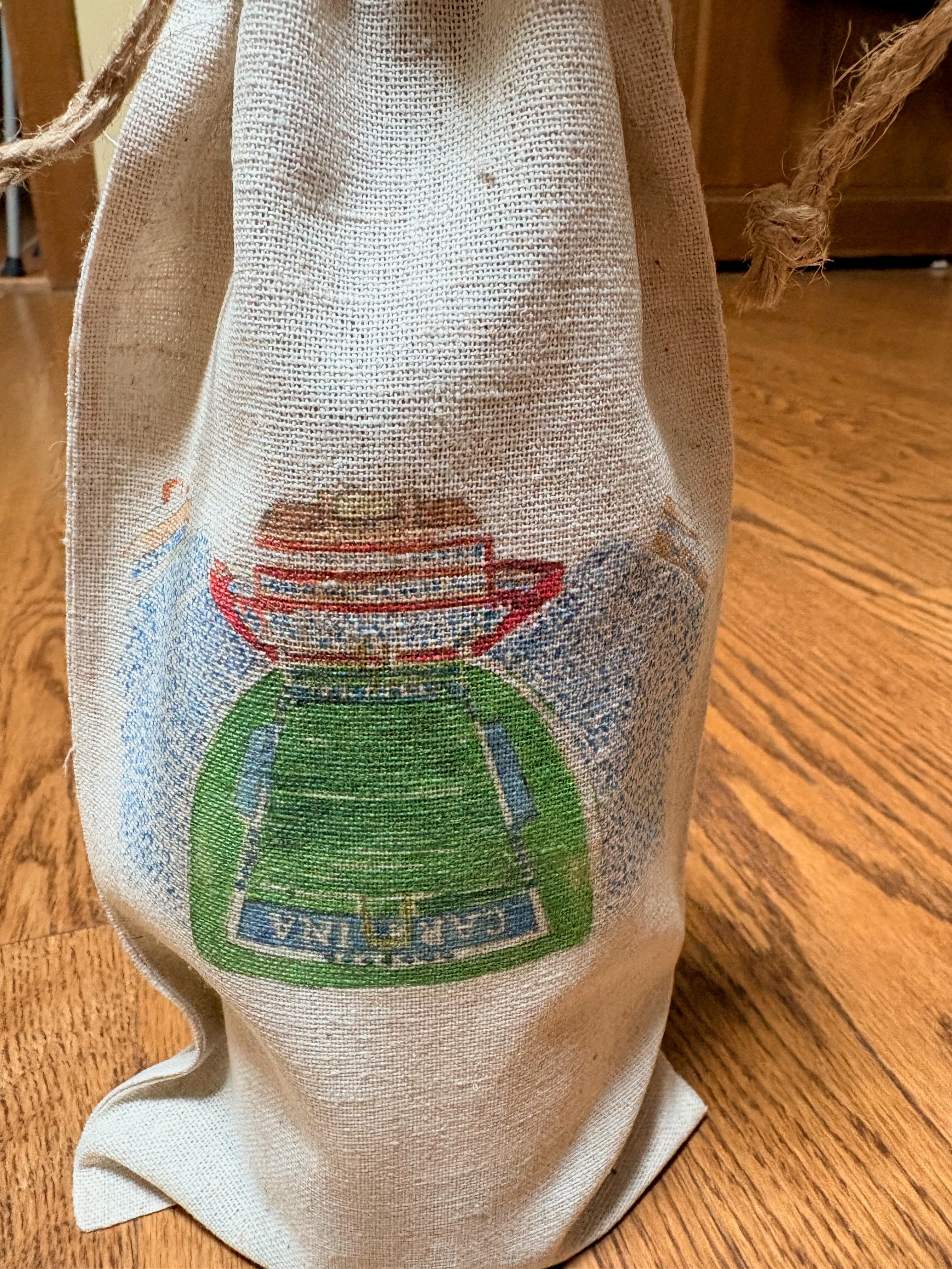 French Graffiti Wine Bag - "Kenan Stadium"