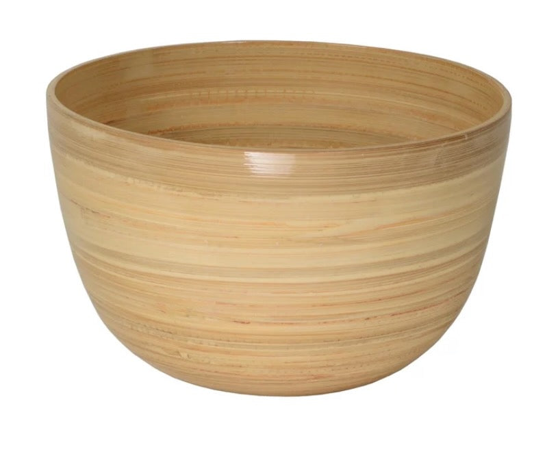Albert L. Punkt Bamboo Serving Bowl in Nature