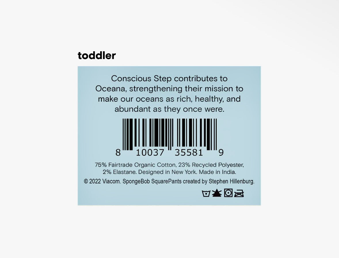 Conscious Step SpongeBob Socks - Toddler
