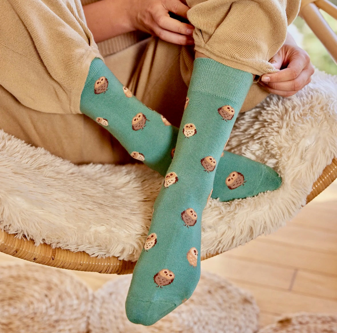 Conscious Step Owl Socks - Medium