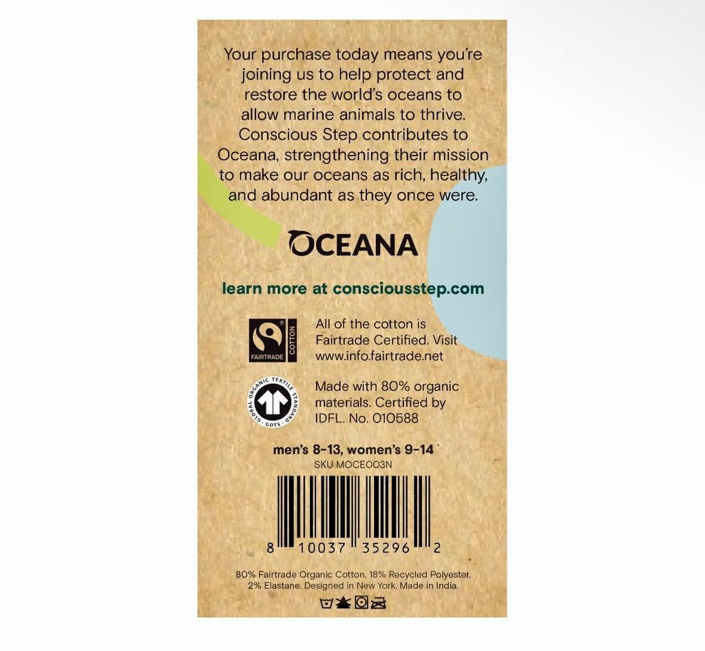 Conscious Step Turtle Socks - Medium
