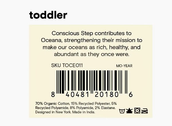Conscious Step Sea Otters Socks - Toddler