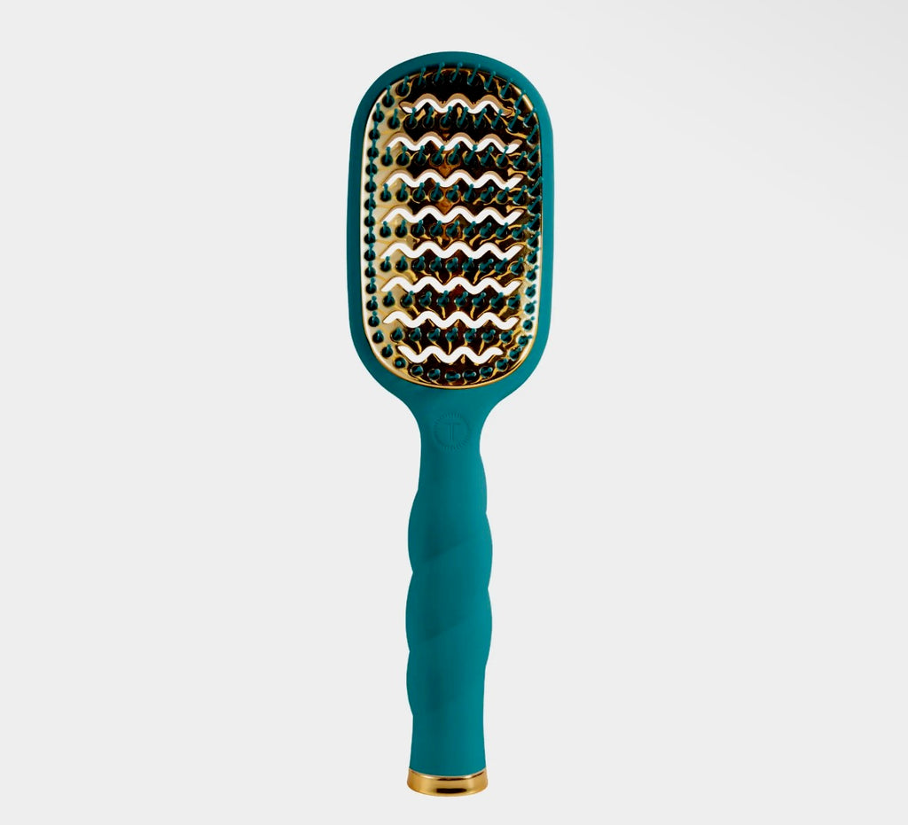 Teleties Vented Hairbrush - Teal With It