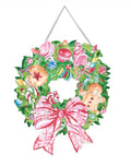 Round Top Collection Gingerbread Wreath Door Hanger