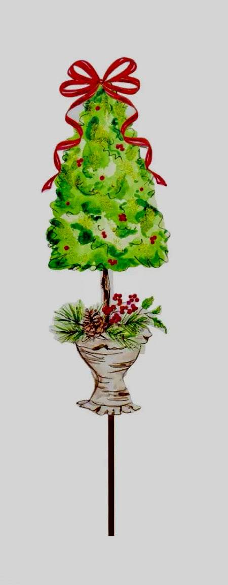 Round Top Collection Christmas Traditional Pinecone Trees